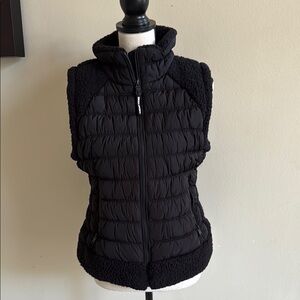 Women's Black Quilted Vest